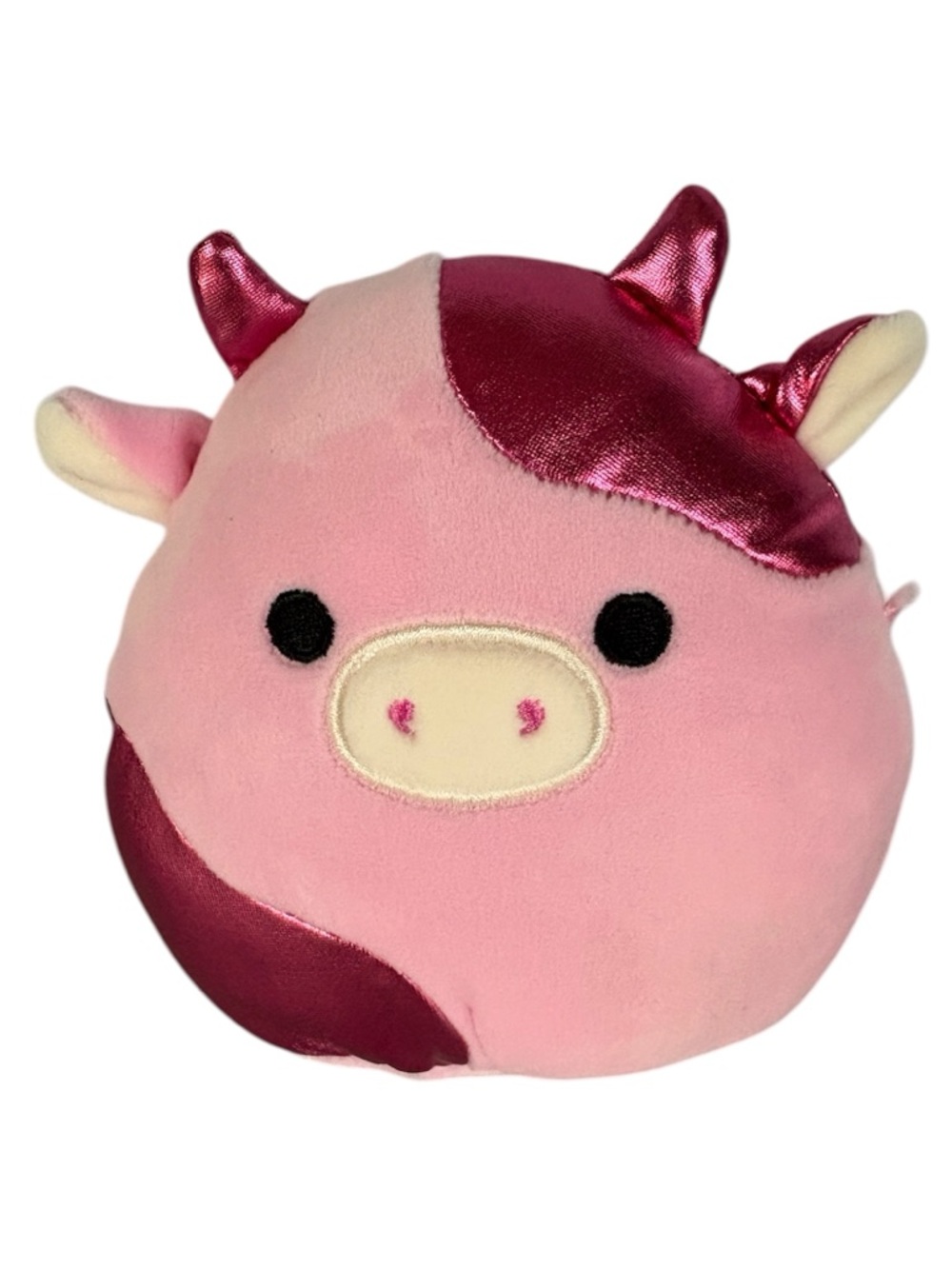 🔴 Squishmallows 5” Patty the Cow Ulta Limited Edition Metallic Pink Rare NWT - Picture 3 of 7